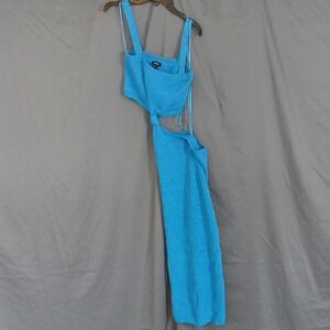Express Blue Cutout Dress